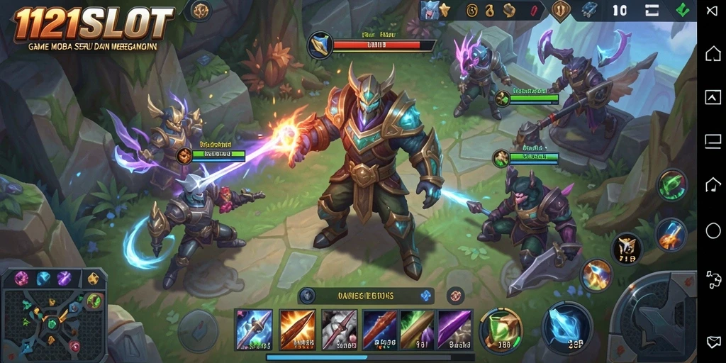 Tampilan gameplay seru dan kompetitif di 1121SLOT.