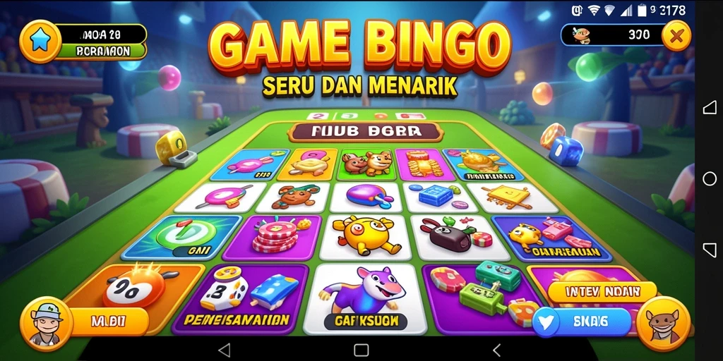 Tampilan gameplay Bingo yang seru di 3178.