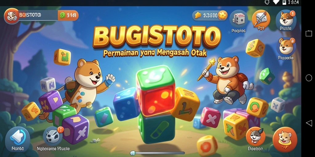 Screenshot menunjukkan gameplay menarik dari BUGISTOTO dengan teka-teki yang menantang.