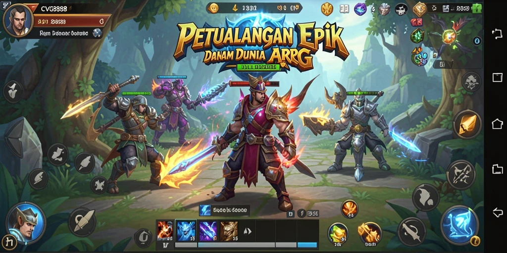 Gameplay menarik CVG8888 dengan pertarungan seru di dunia ARPG.
