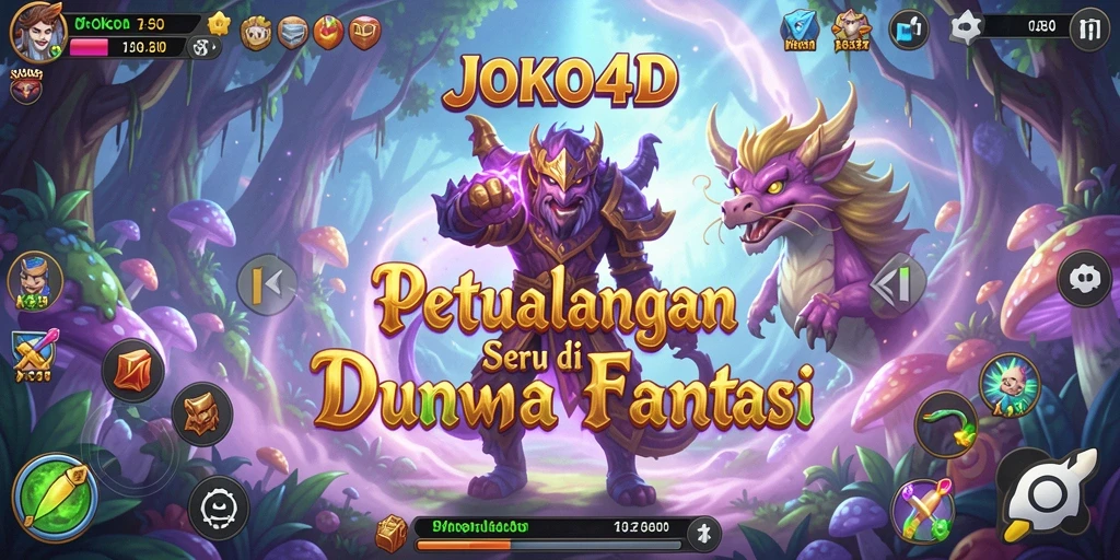 Screenshot utama JOKO4D menampilkan aksi seru dalam gameplay petualangan.