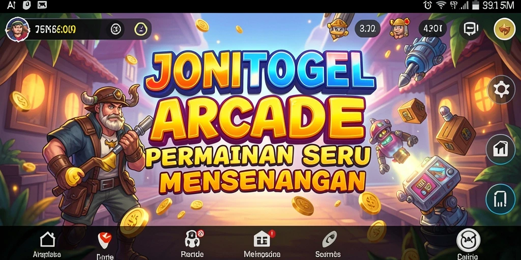 Screenshot gameplay JONITOGEL menampilkan keseruan permainan Arcade.