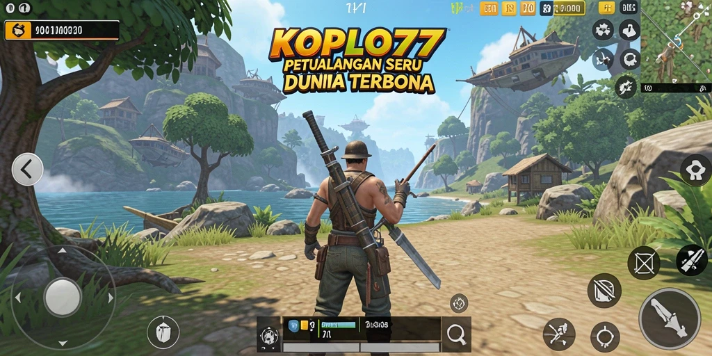 Screenshot KOPLO77 menunjukkan eksplorasi mendalam di dunia terbuka.