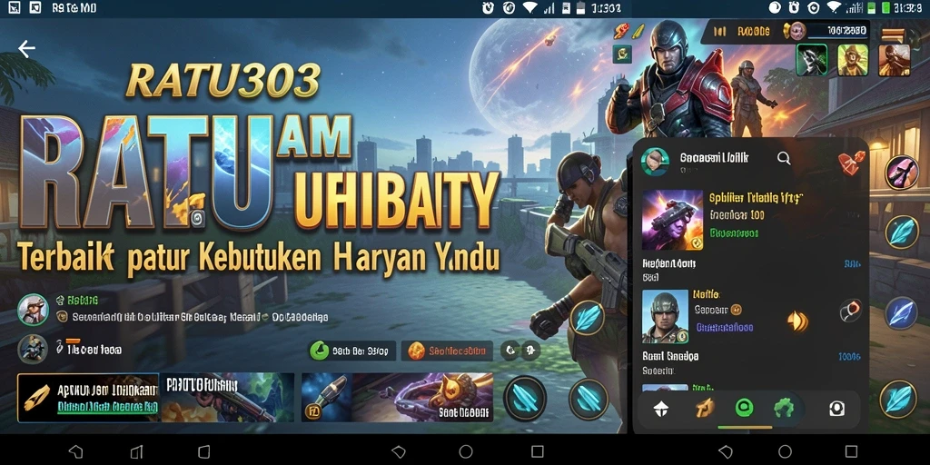 Tampilan antarmuka RATU303 yang intuitif dan fungsional.