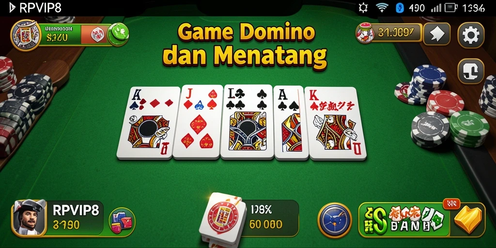 Tampilan gameplay RPVIP8 yang seru dan interaktif.